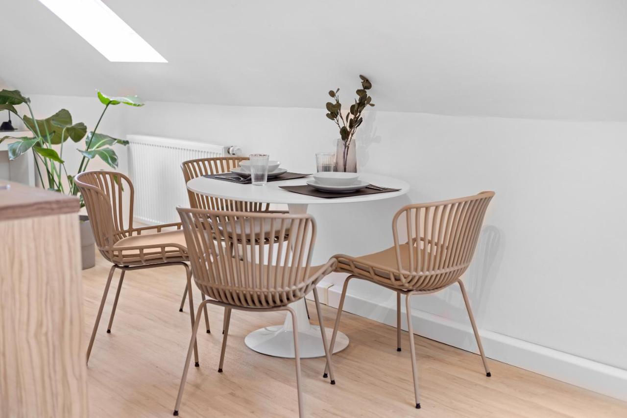 Stilvolle Wohnung: Private Dachterrasse - Zentral Augsburg Exteriér fotografie