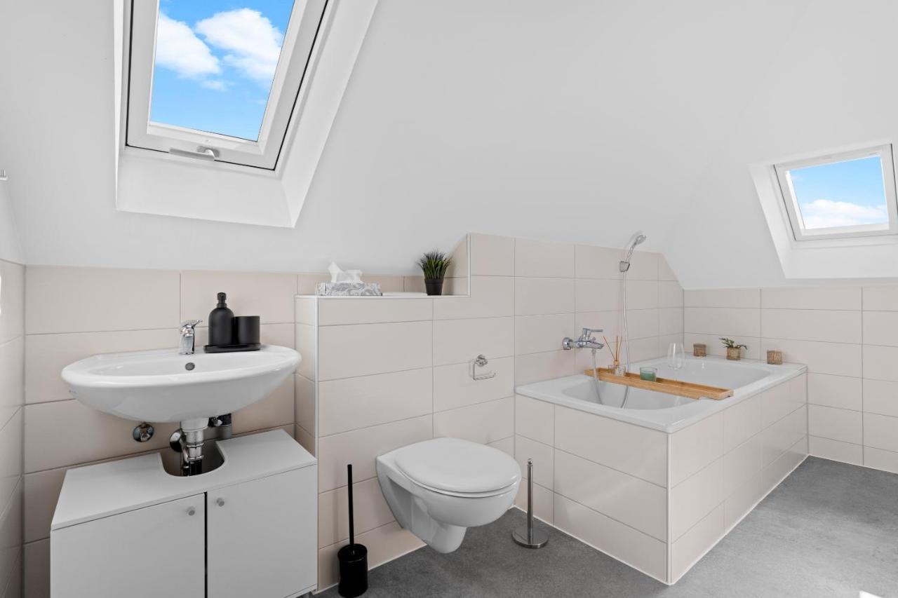 Stilvolle Wohnung: Private Dachterrasse - Zentral Augsburg Exteriér fotografie